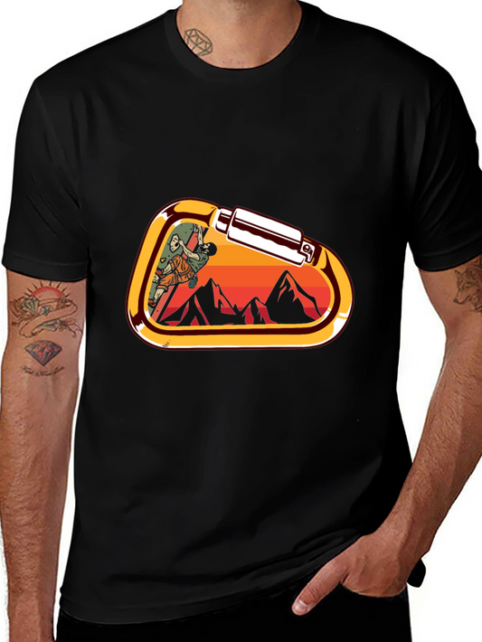 Climbing Carabiner Graphic T-Shirt