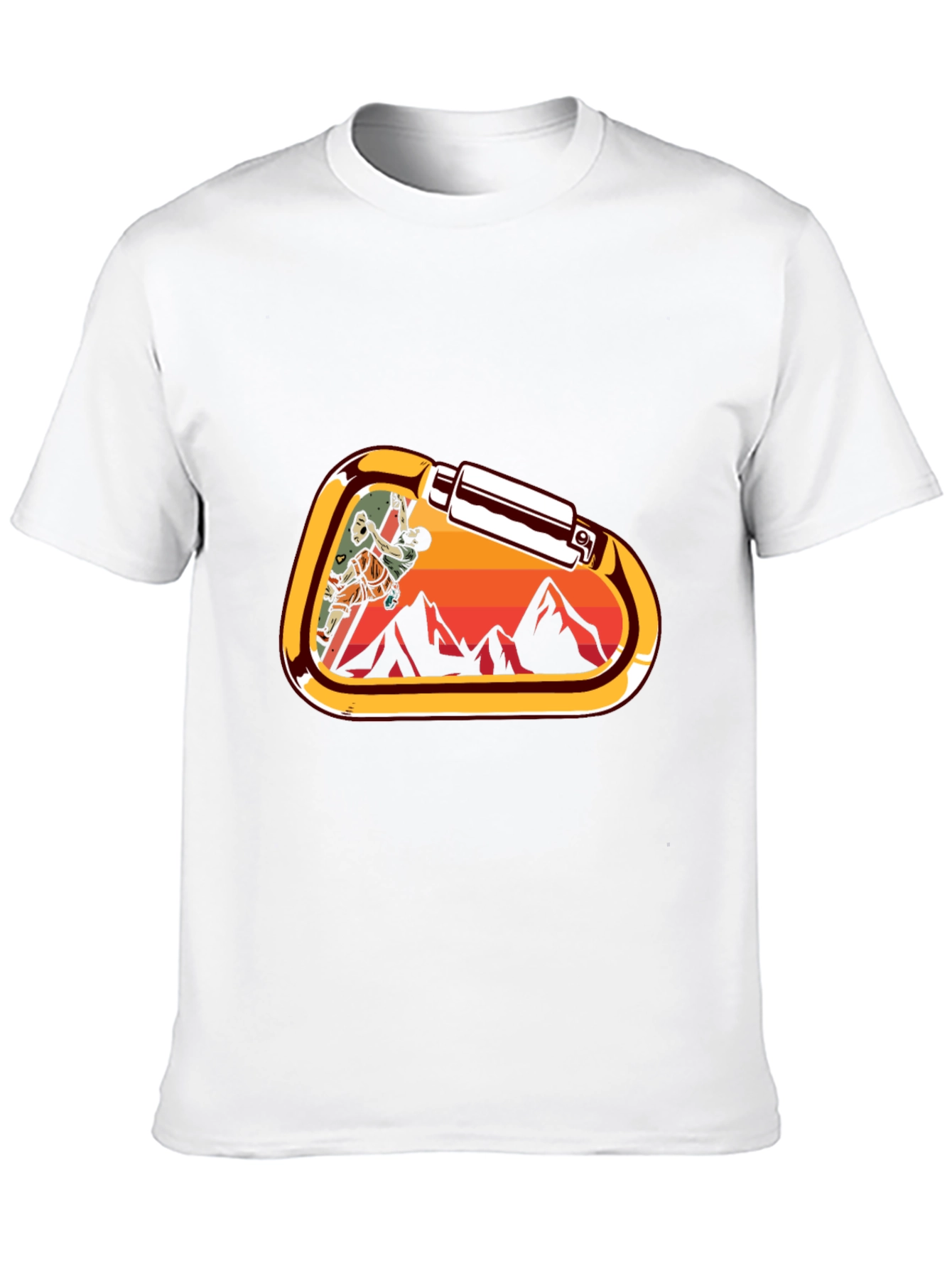 Climbing Carabiner Graphic T-Shirt