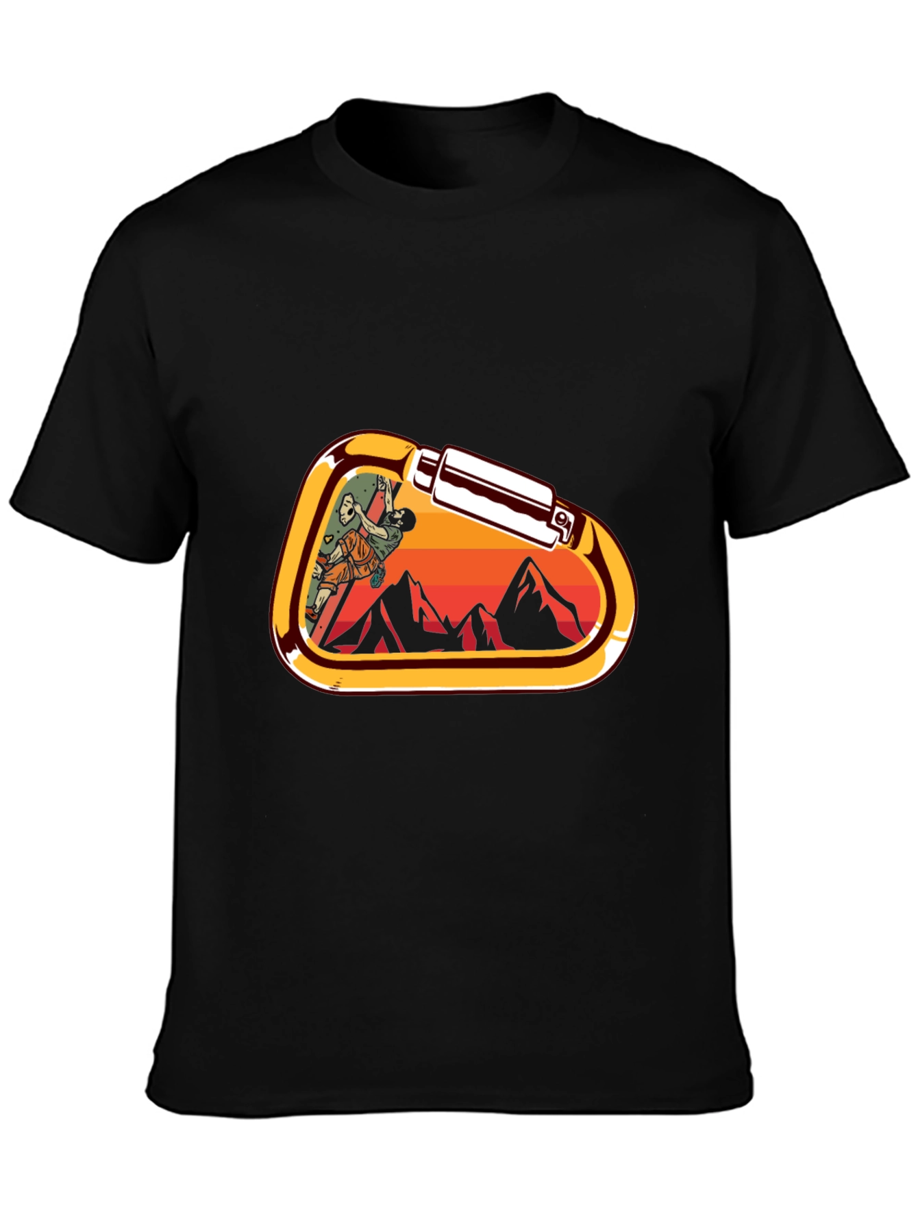 Climbing Carabiner Graphic T-Shirt
