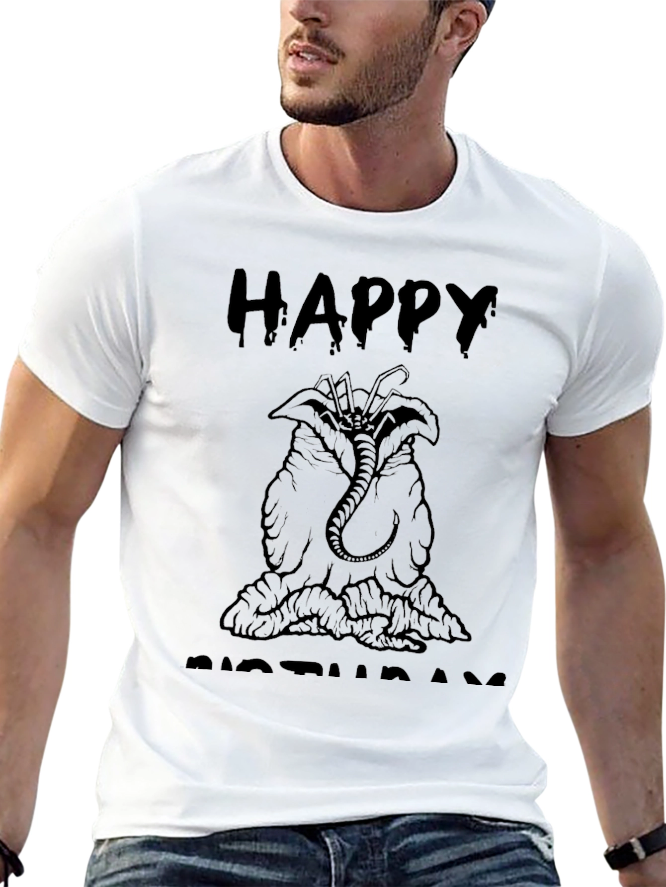 Happy Birthday Facehugger T-Shirt