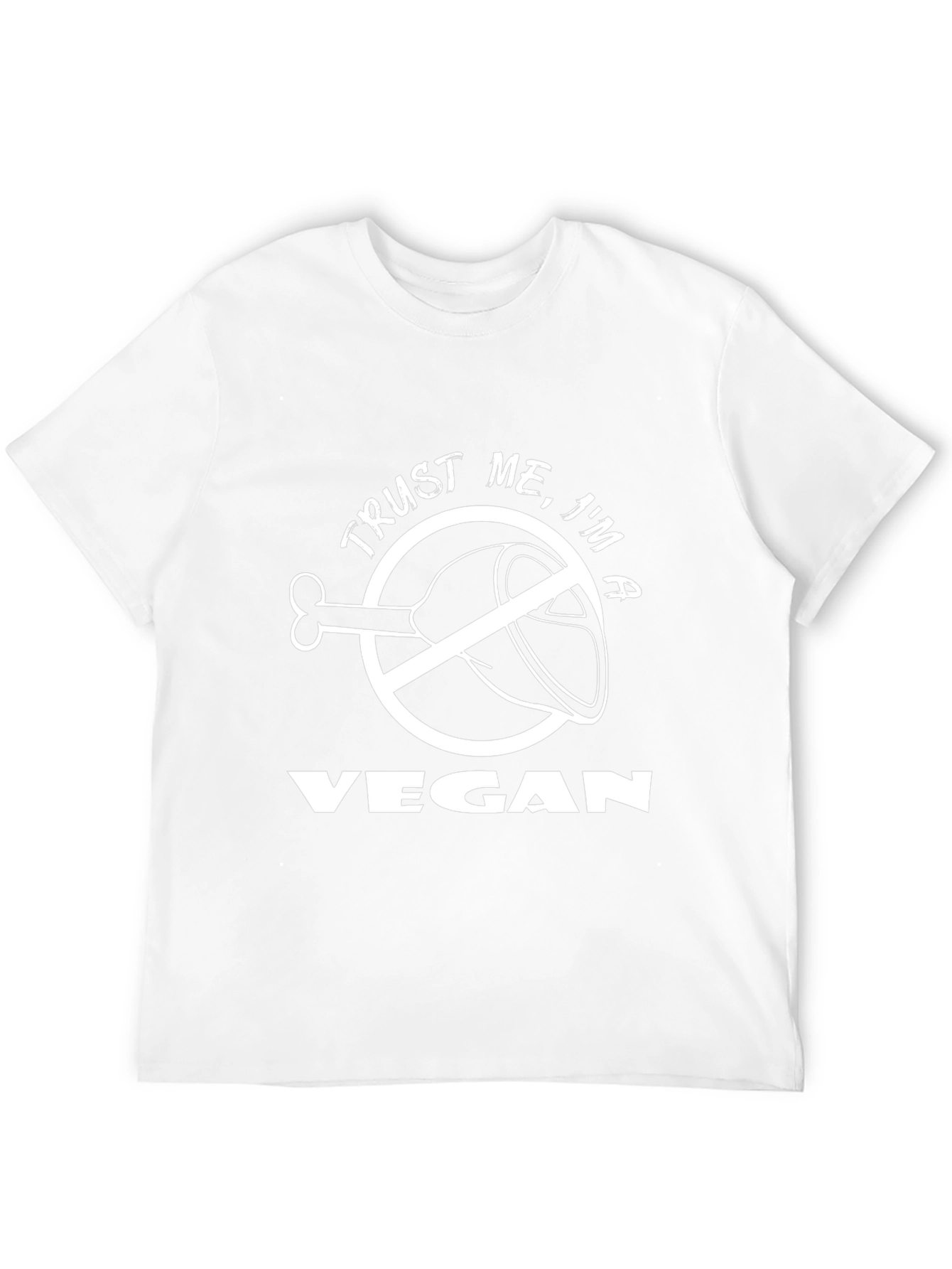 Trust Me Im A Vegan Funny Graphic T-Shirt