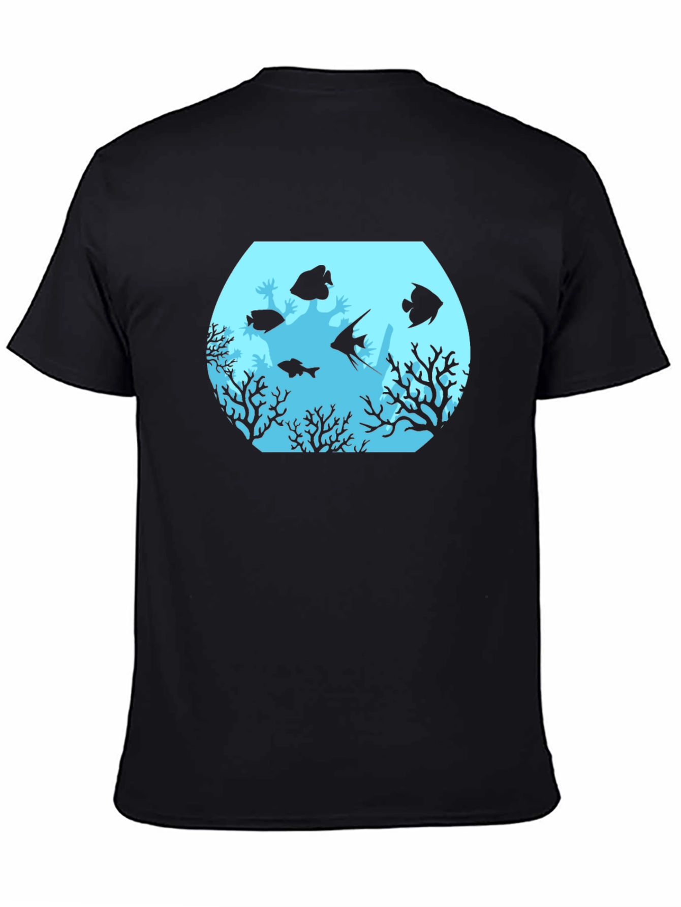 Aquarium Graphic Black T-Shirt
