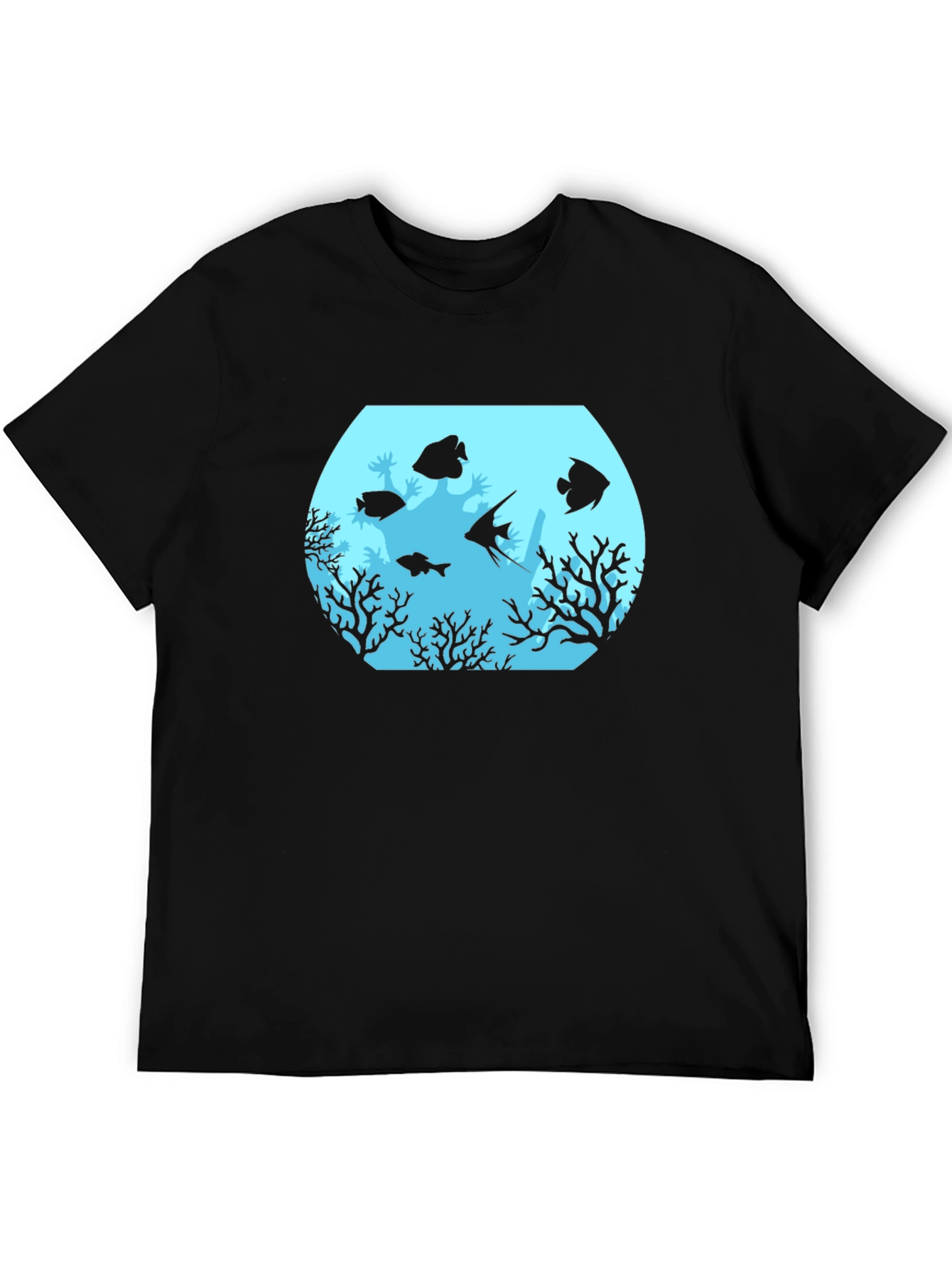 Aquarium Graphic Black T-Shirt