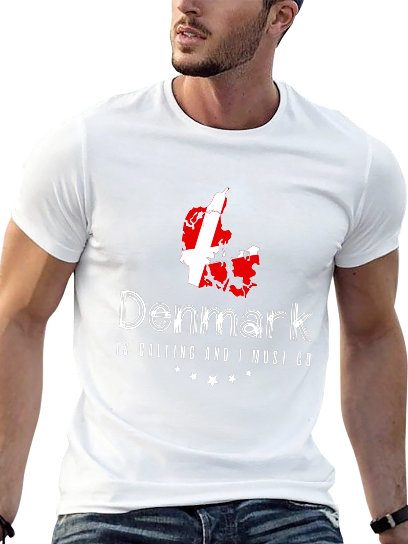 Denmark Calling Black T-Shirt