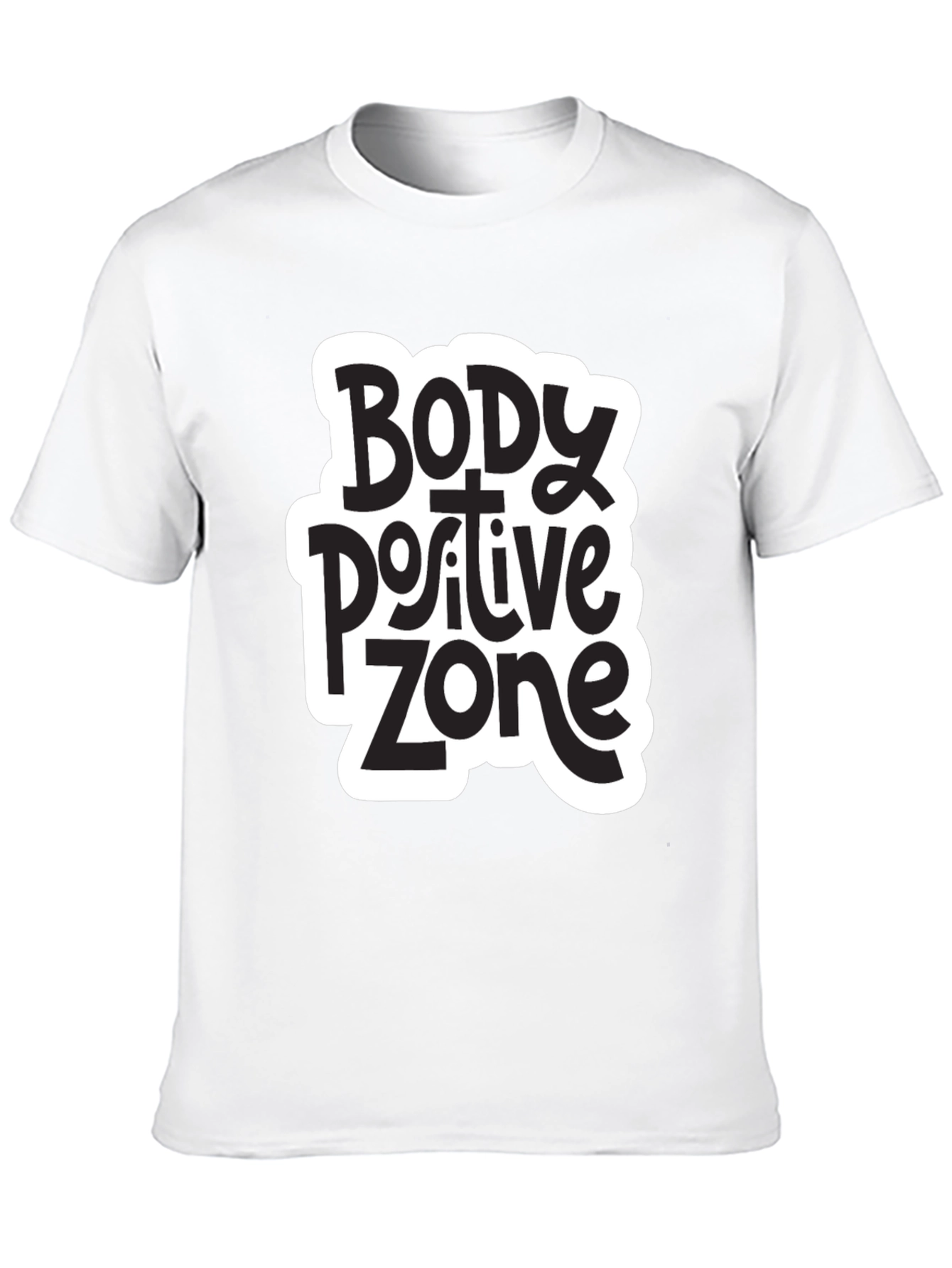 Body Positive Zone T-Shirt - Black