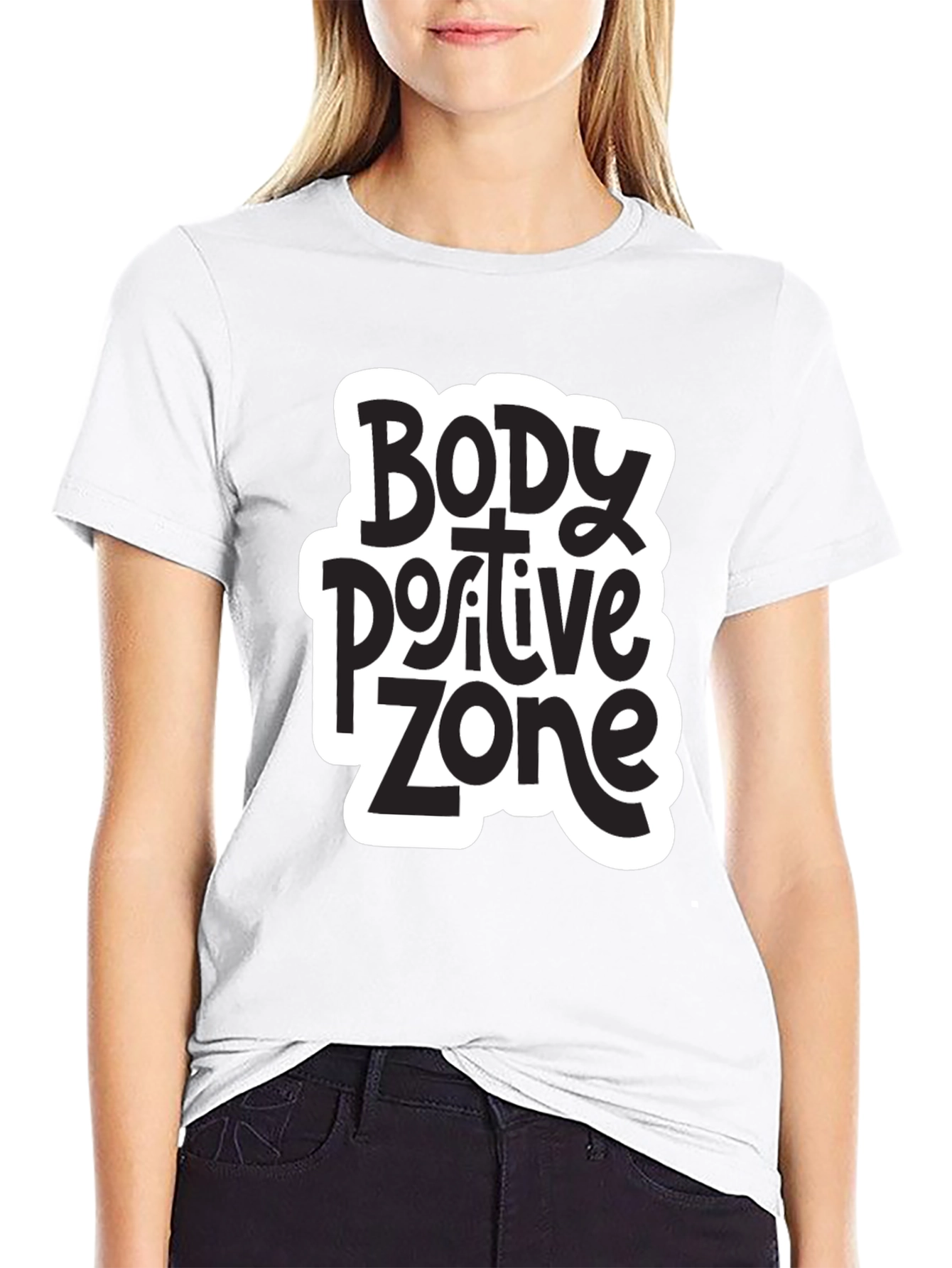 Body Positive Zone T-Shirt - Black