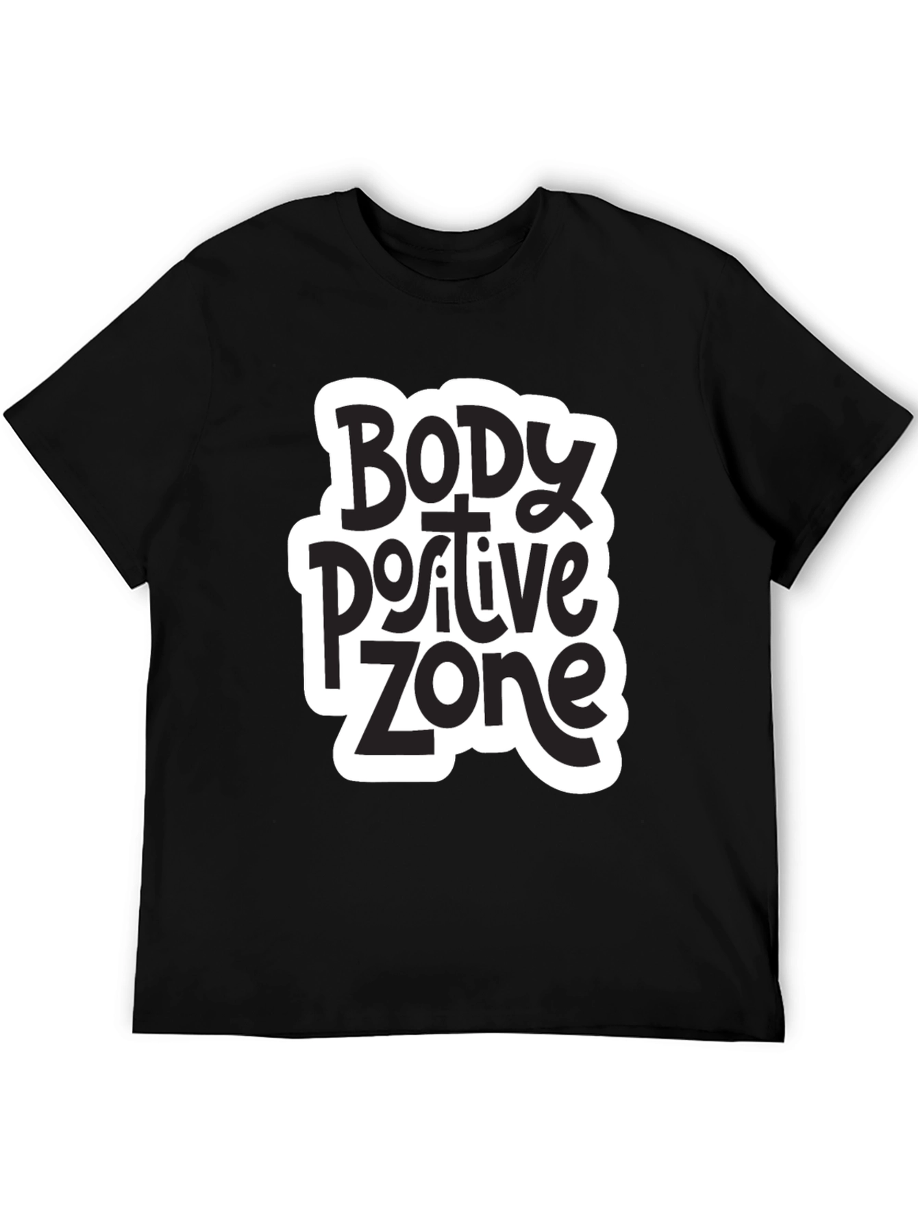 Body Positive Zone T-Shirt - Black