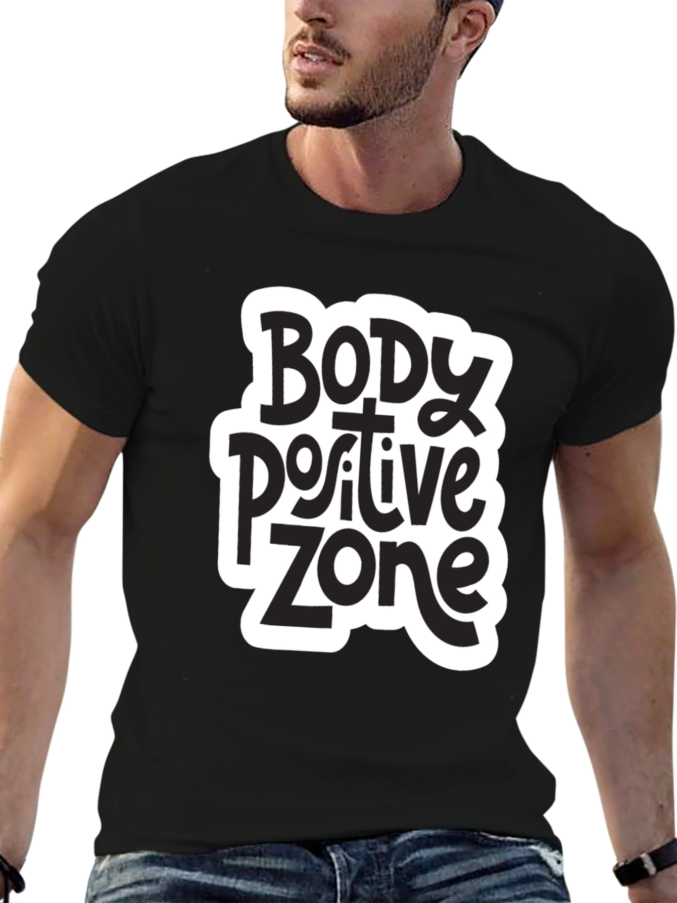 Body Positive Zone T-Shirt - Black
