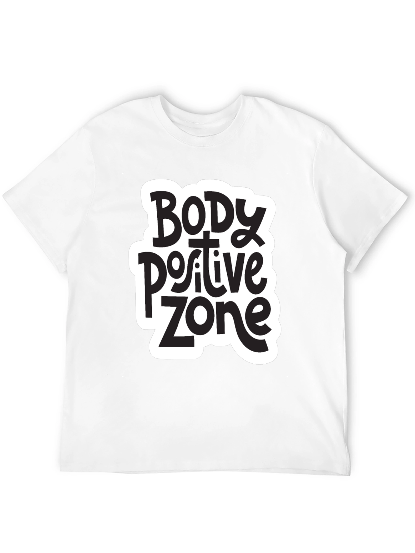 Body Positive Zone T-Shirt - Black