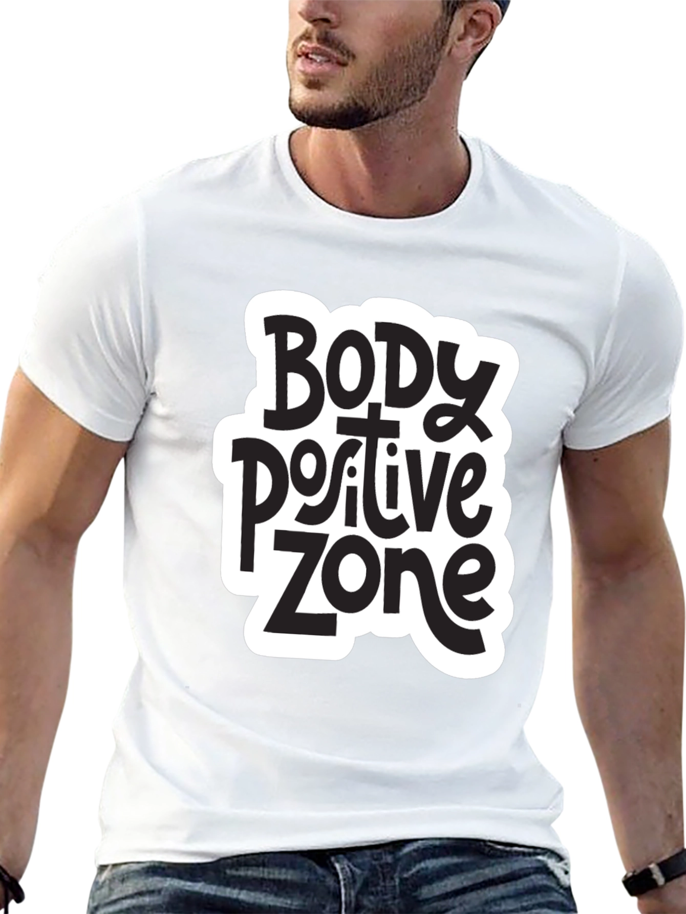 Body Positive Zone T-Shirt - Black