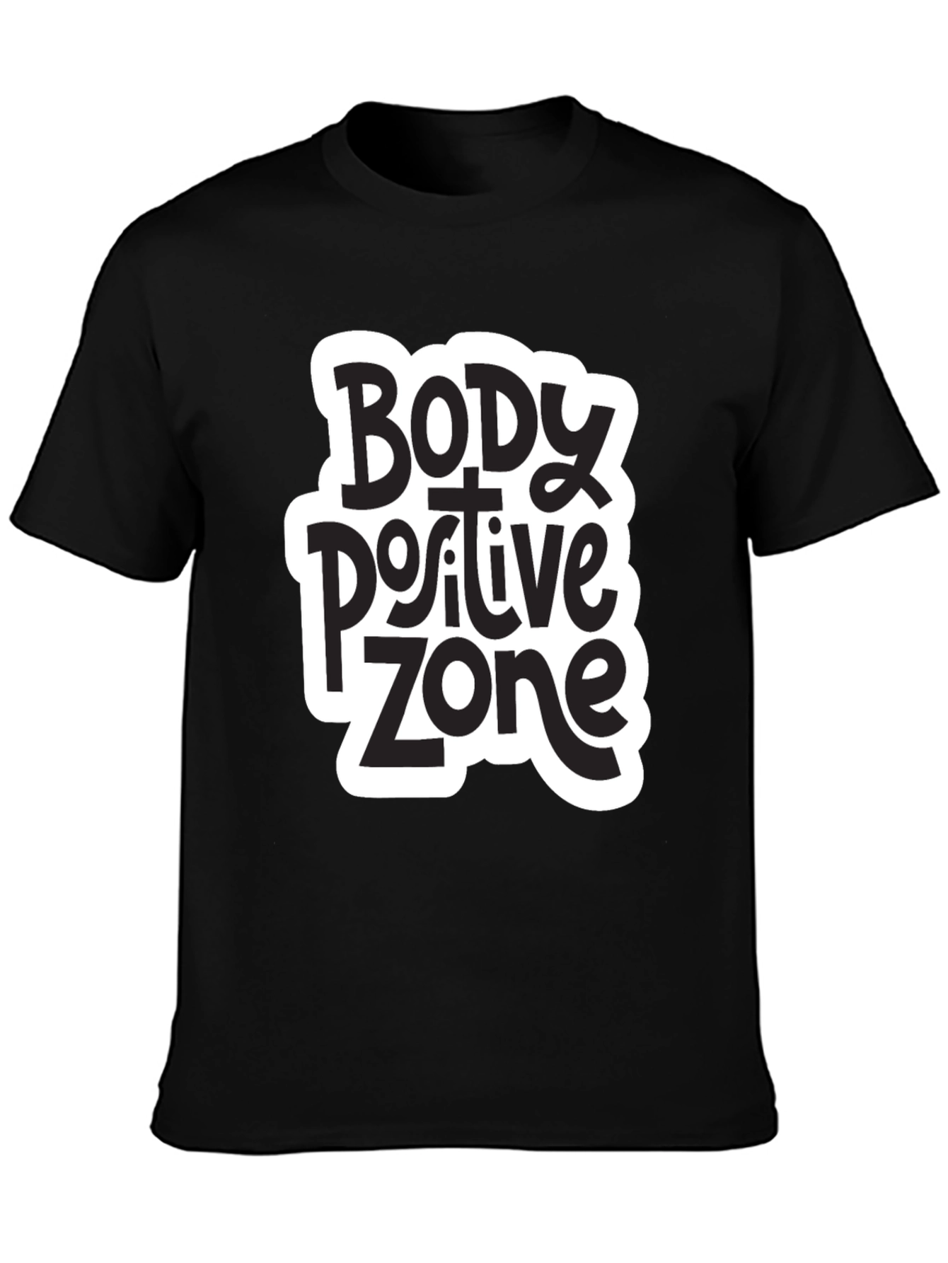 Body Positive Zone T-Shirt - Black