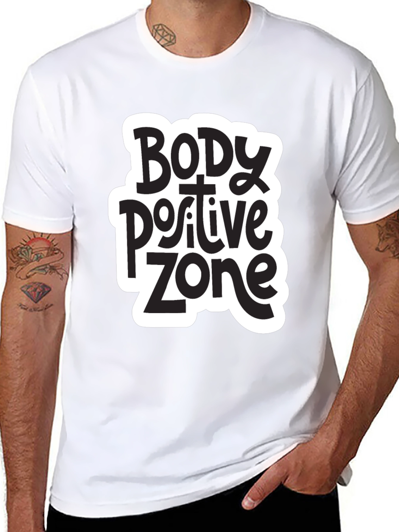 Body Positive Zone T-Shirt - Black