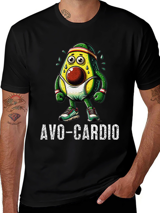 Avo-Cardio Funny Workout Graphic Tee