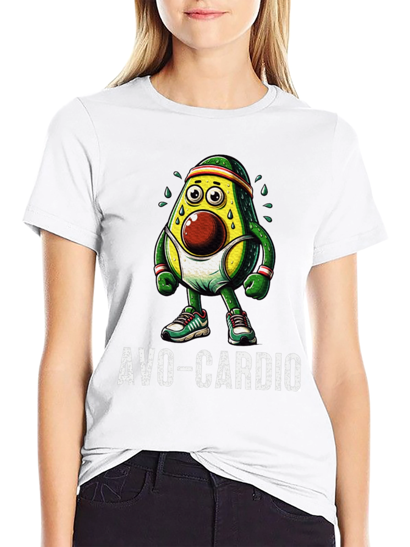 Avo-Cardio Funny Workout Graphic Tee