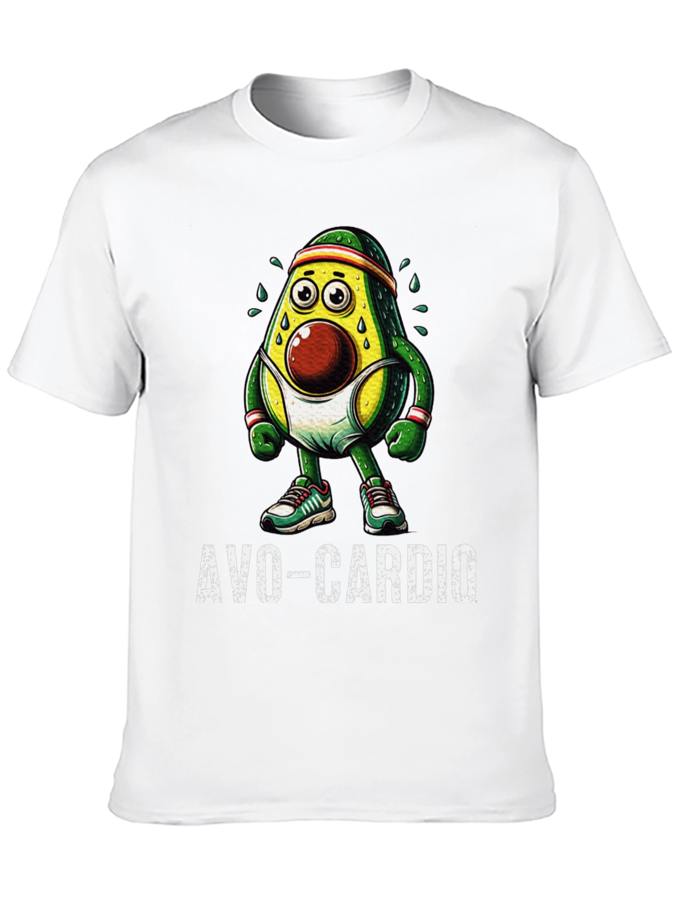 Avo-Cardio Funny Workout Graphic Tee