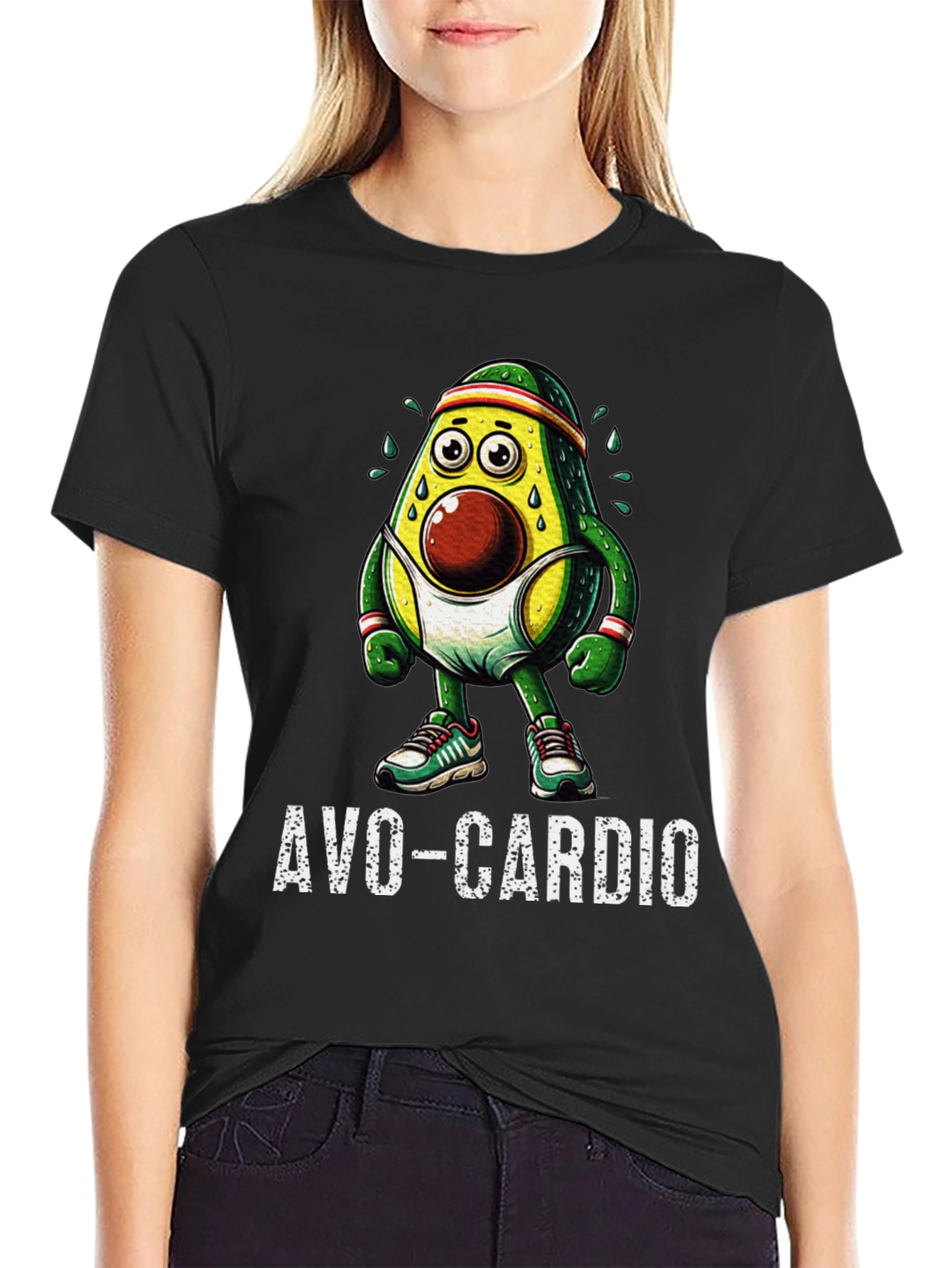 Avo-Cardio Funny Workout Graphic Tee