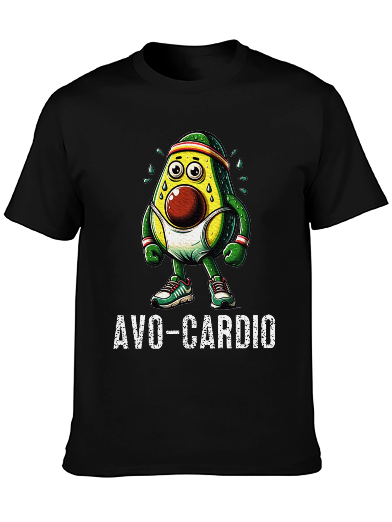 Avo-Cardio Funny Workout Graphic Tee