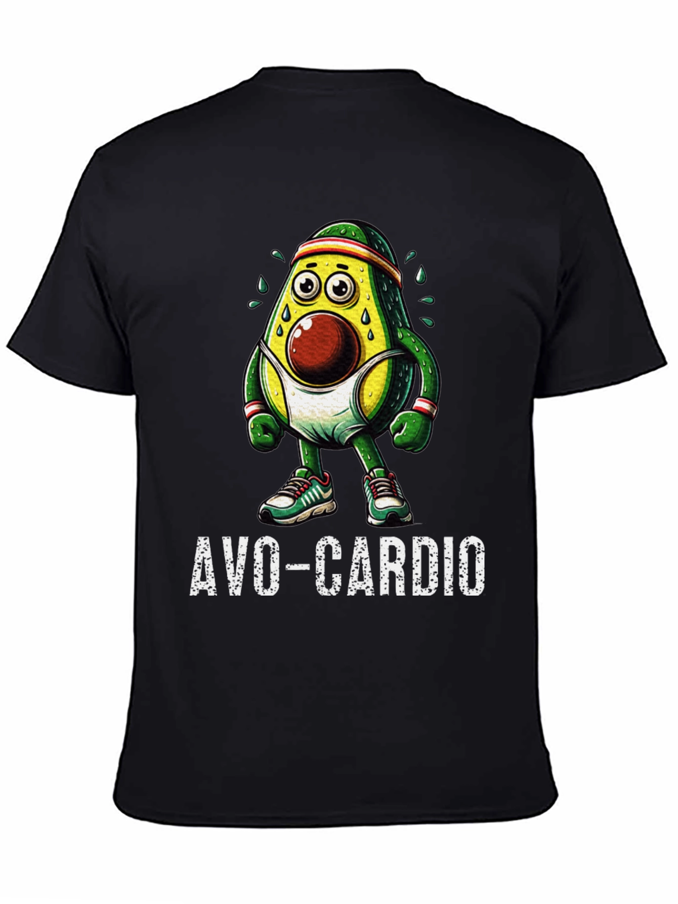 Avo-Cardio Funny Workout Graphic Tee