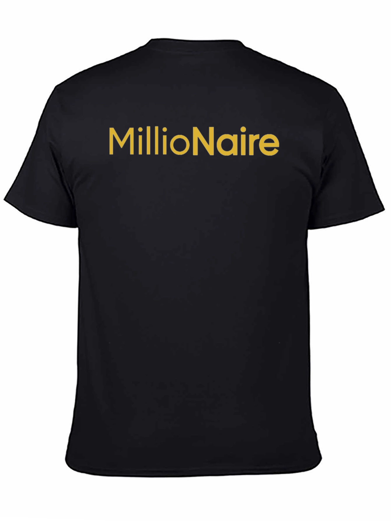 Millionaire Graphic Tee - Black Cotton Casual Shirt