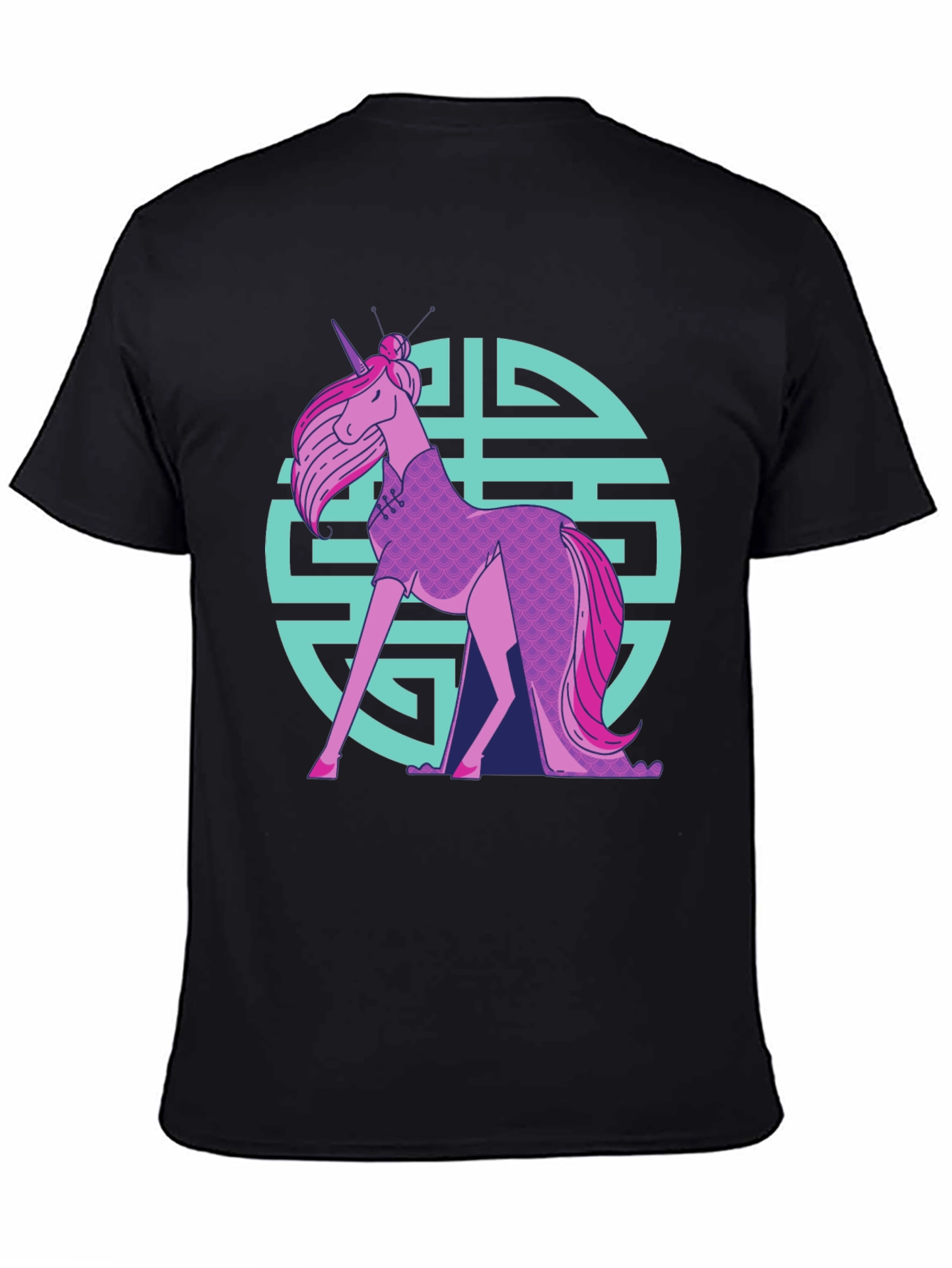 Unicorn Chinese Dress T-Shirt
