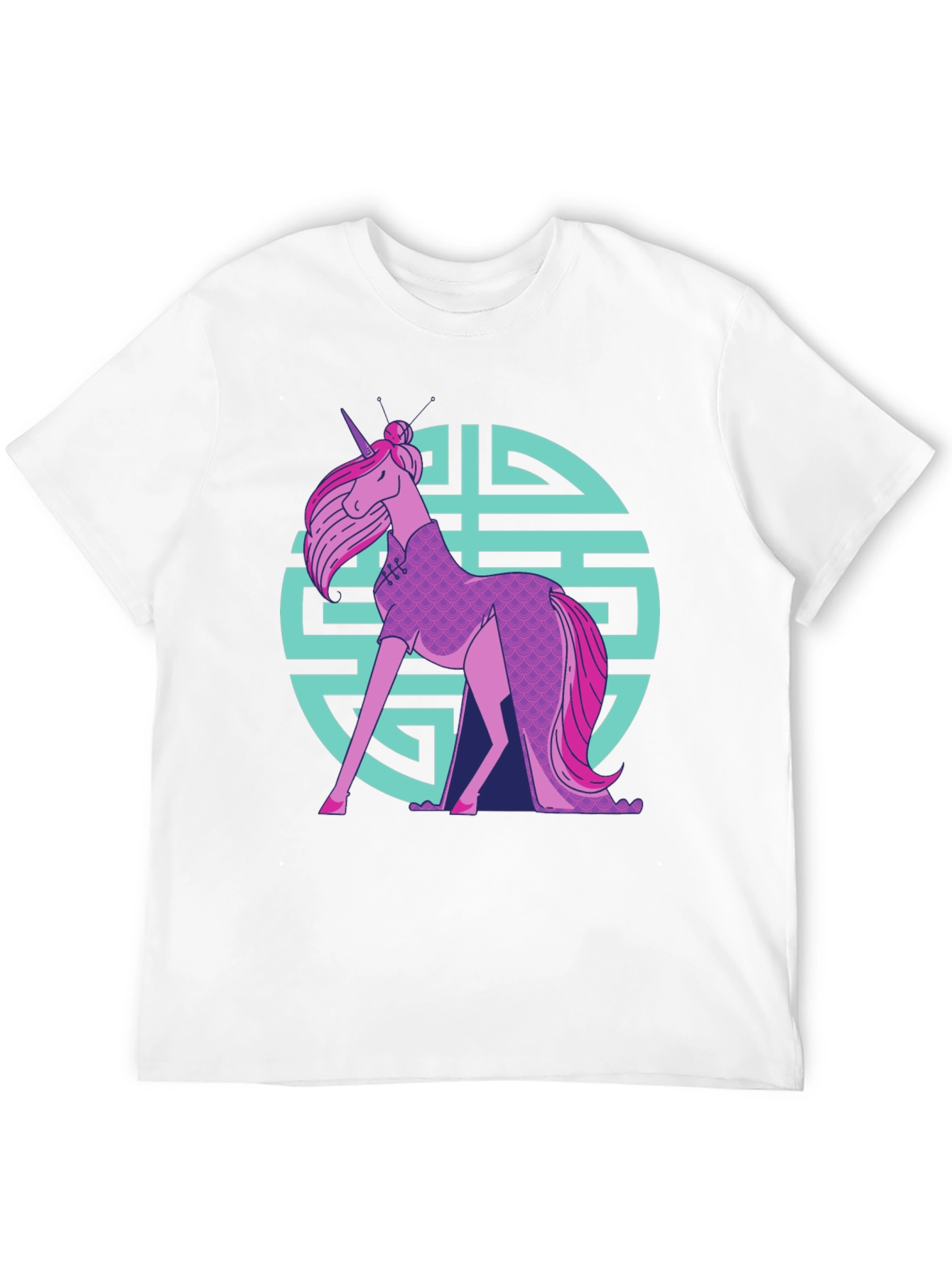 Unicorn Chinese Dress T-Shirt