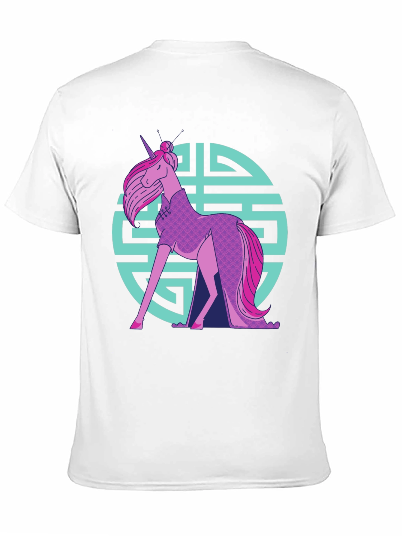 Unicorn Chinese Dress T-Shirt
