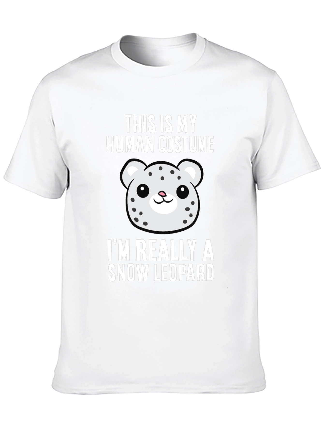 Human Costume Snow Leopard Tee