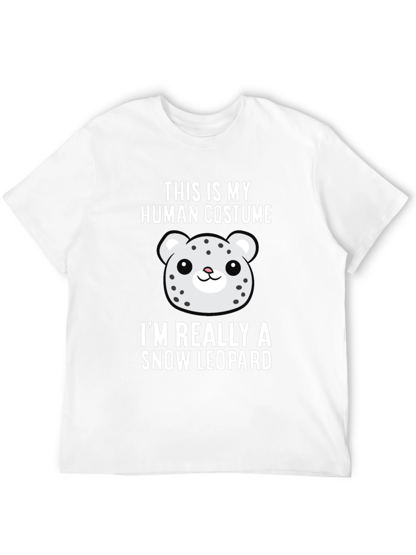 Human Costume Snow Leopard Tee