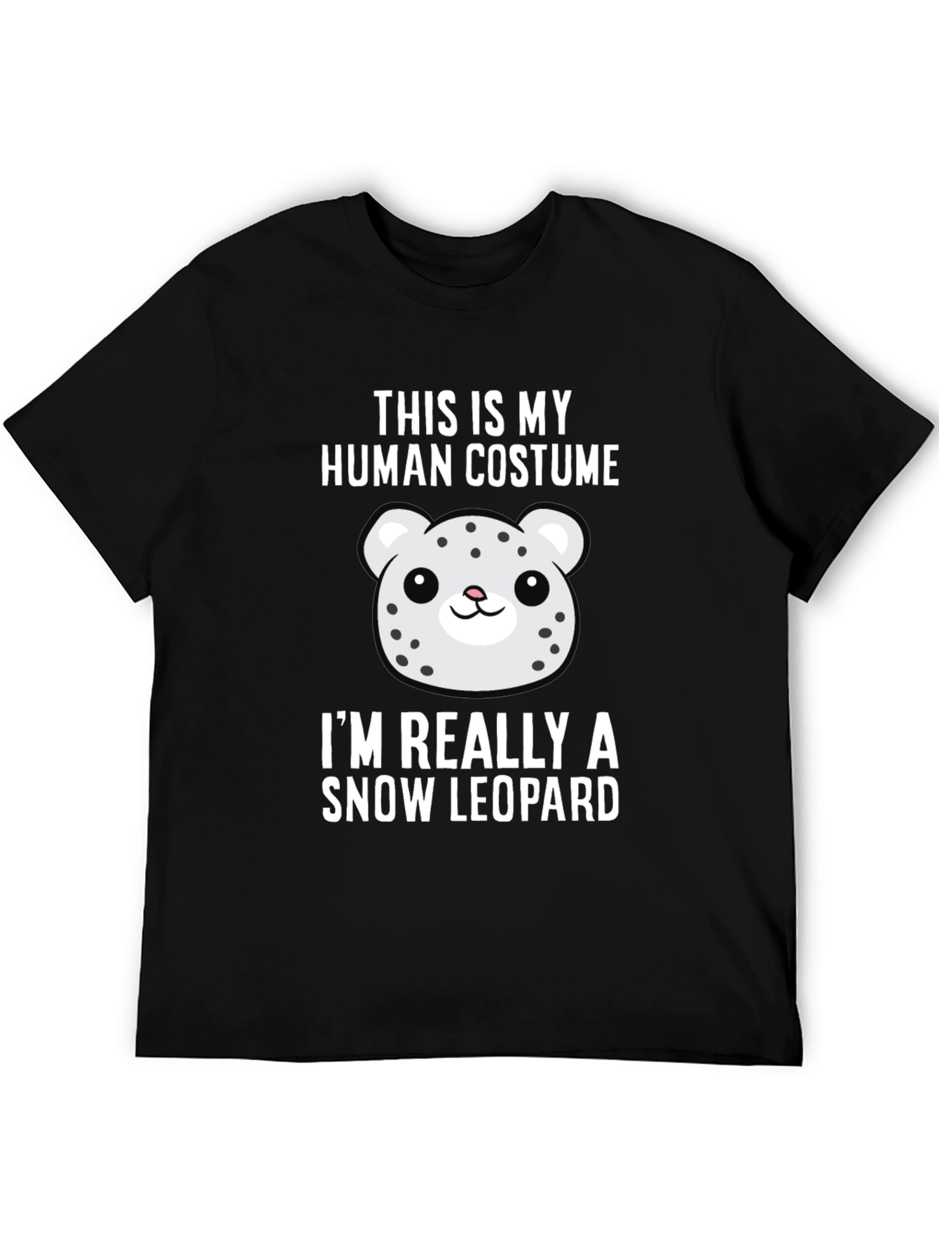 Human Costume Snow Leopard Tee