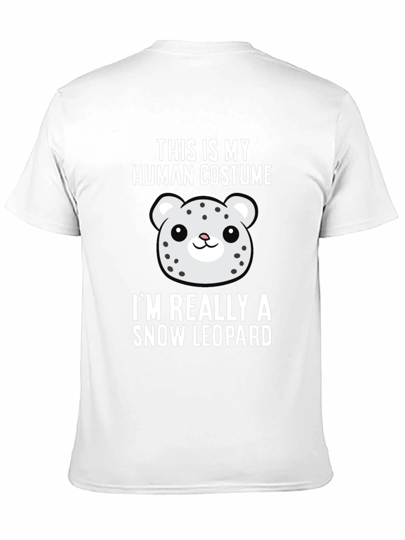 Human Costume Snow Leopard Tee