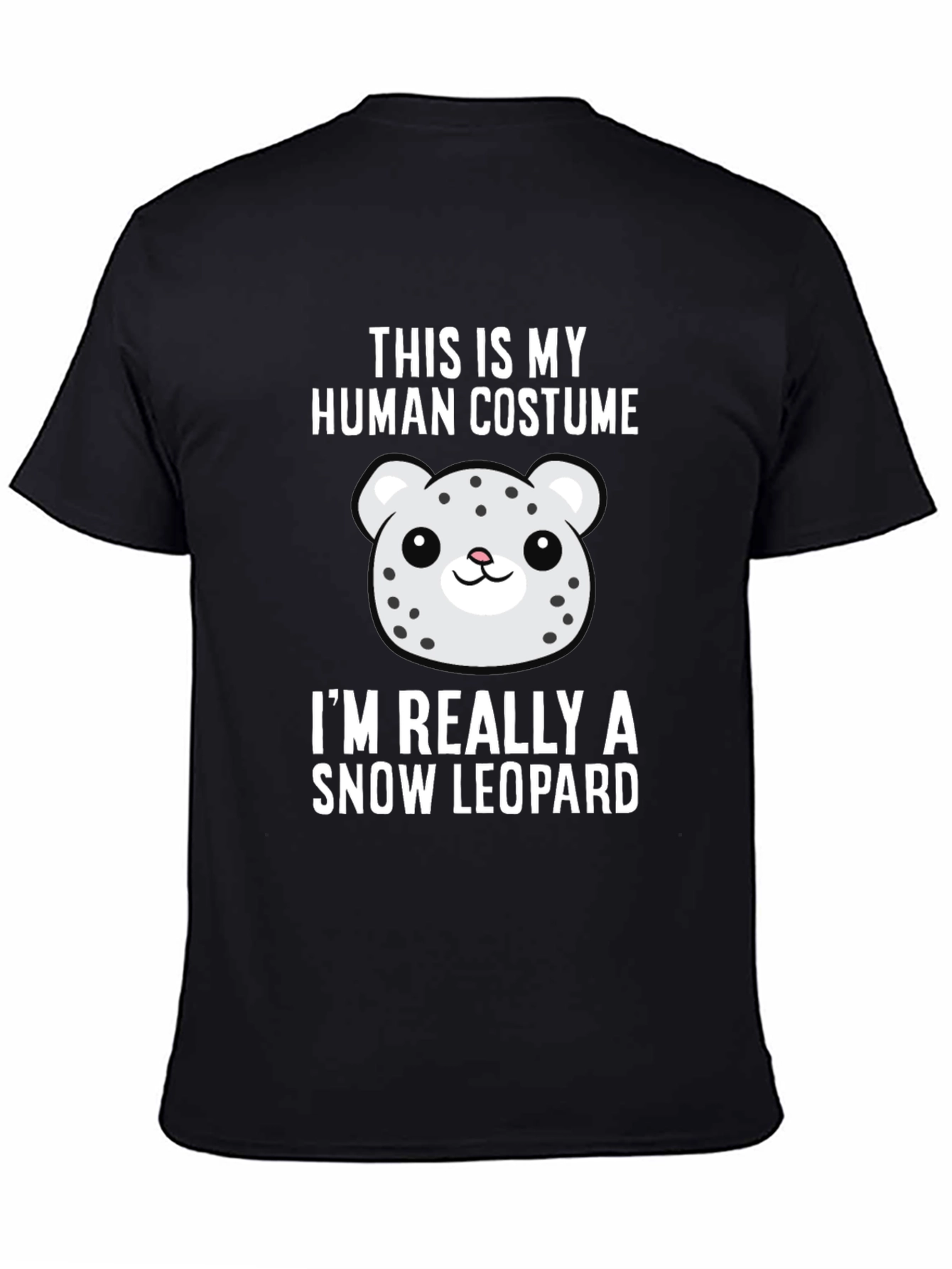 Human Costume Snow Leopard Tee