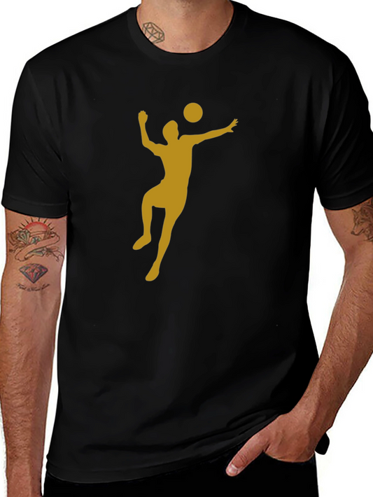 Volleyball Player Graphic T-Shirt