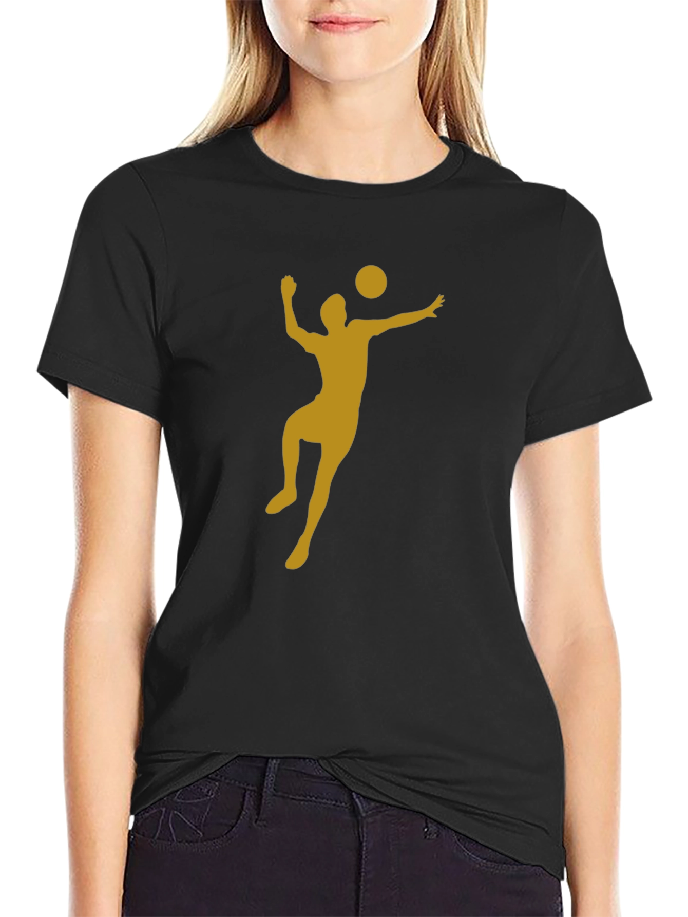 Volleyball Player Graphic T-Shirt