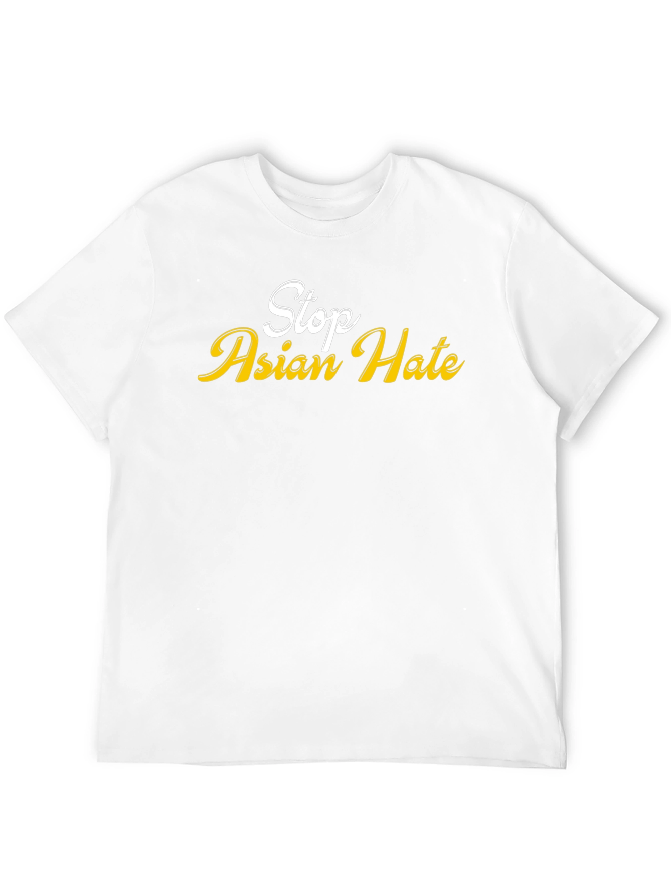 Stop Asian Hate T-Shirt - Black Crew Neck