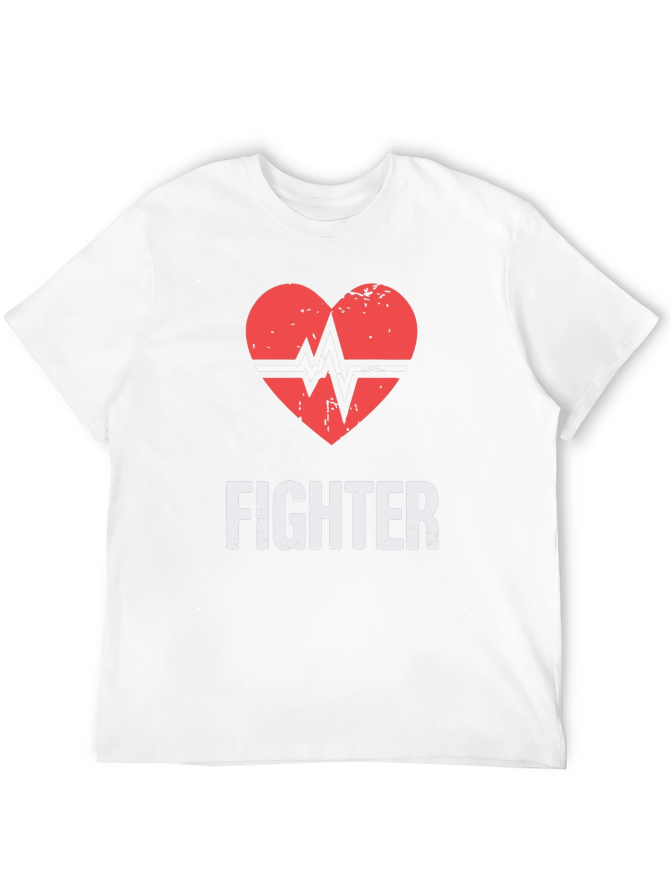 Fighter Heartbeat Graphic T-Shirt