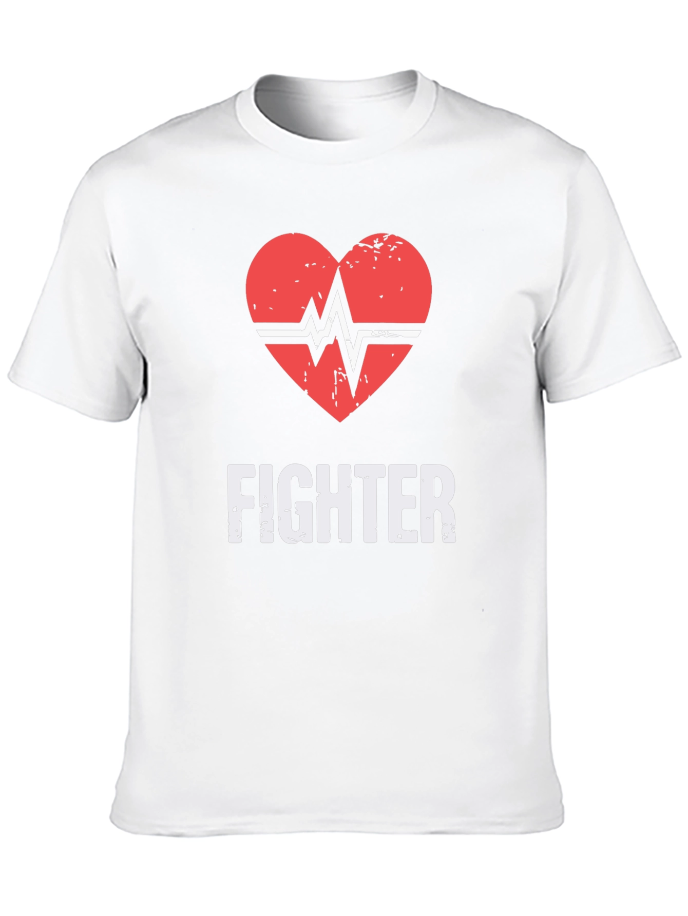 Fighter Heartbeat Graphic T-Shirt