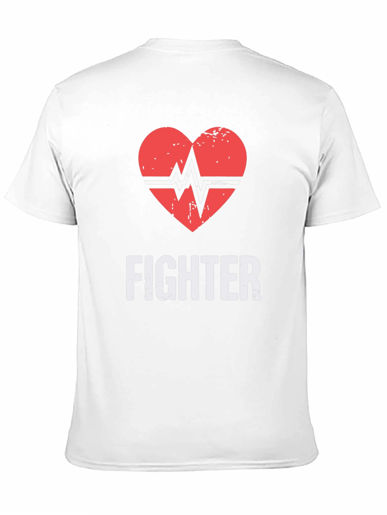 Fighter Heartbeat Graphic T-Shirt