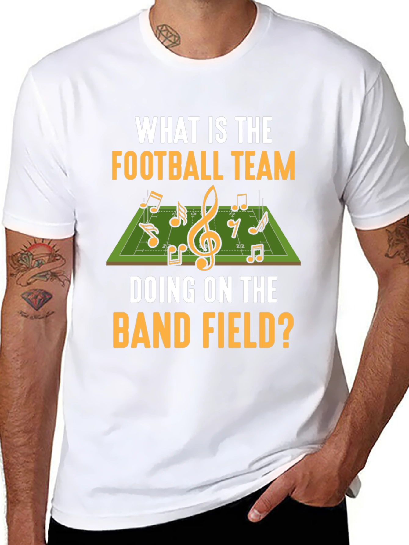Football Team Band Field T-Shirt