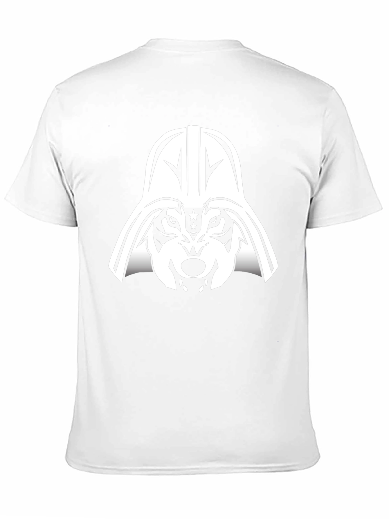 Wolf Vader Graphic T-Shirt - Black Cotton Blend