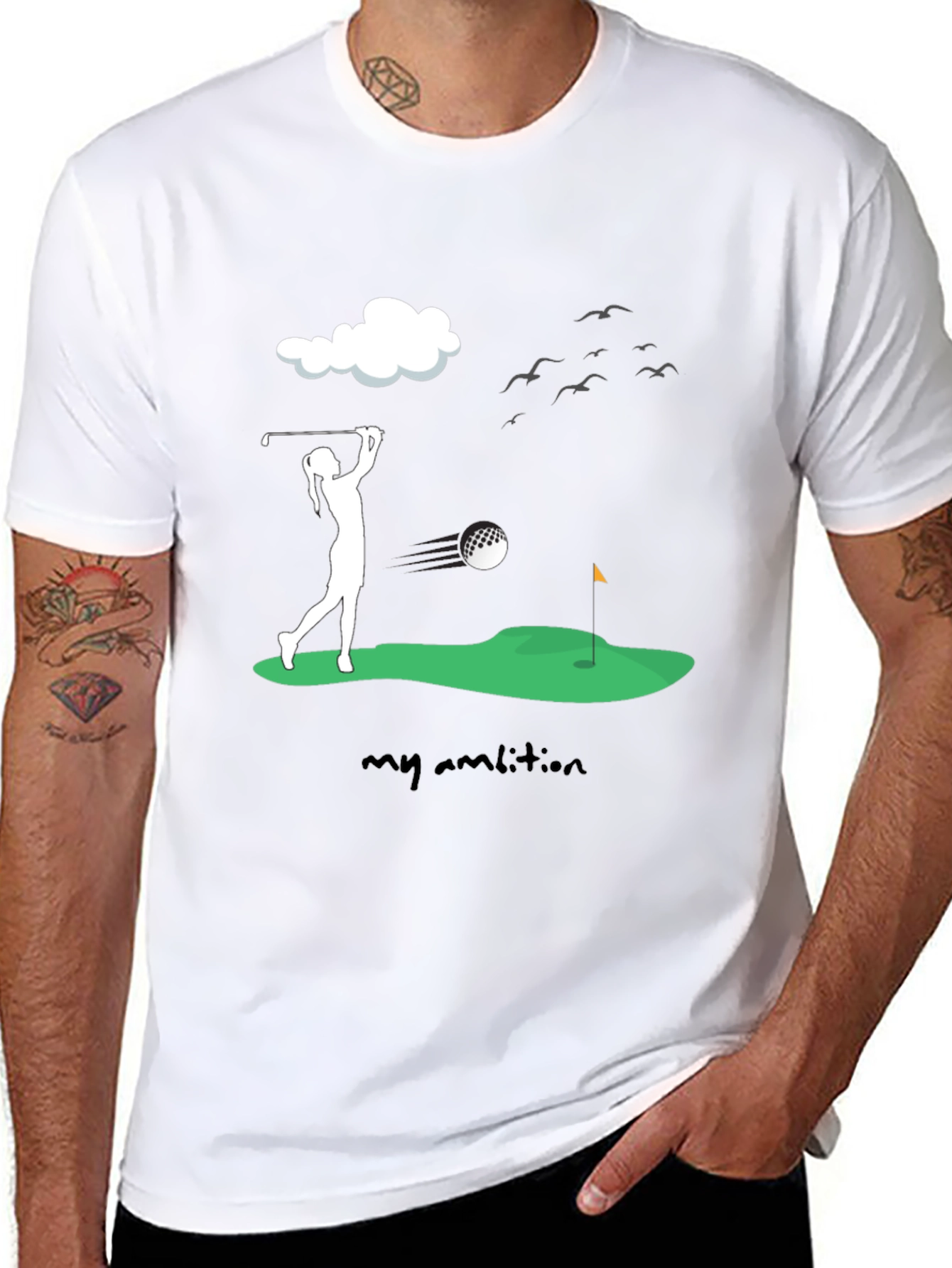 Golf Ambition Tee - Mens Graphic T-Shirt
