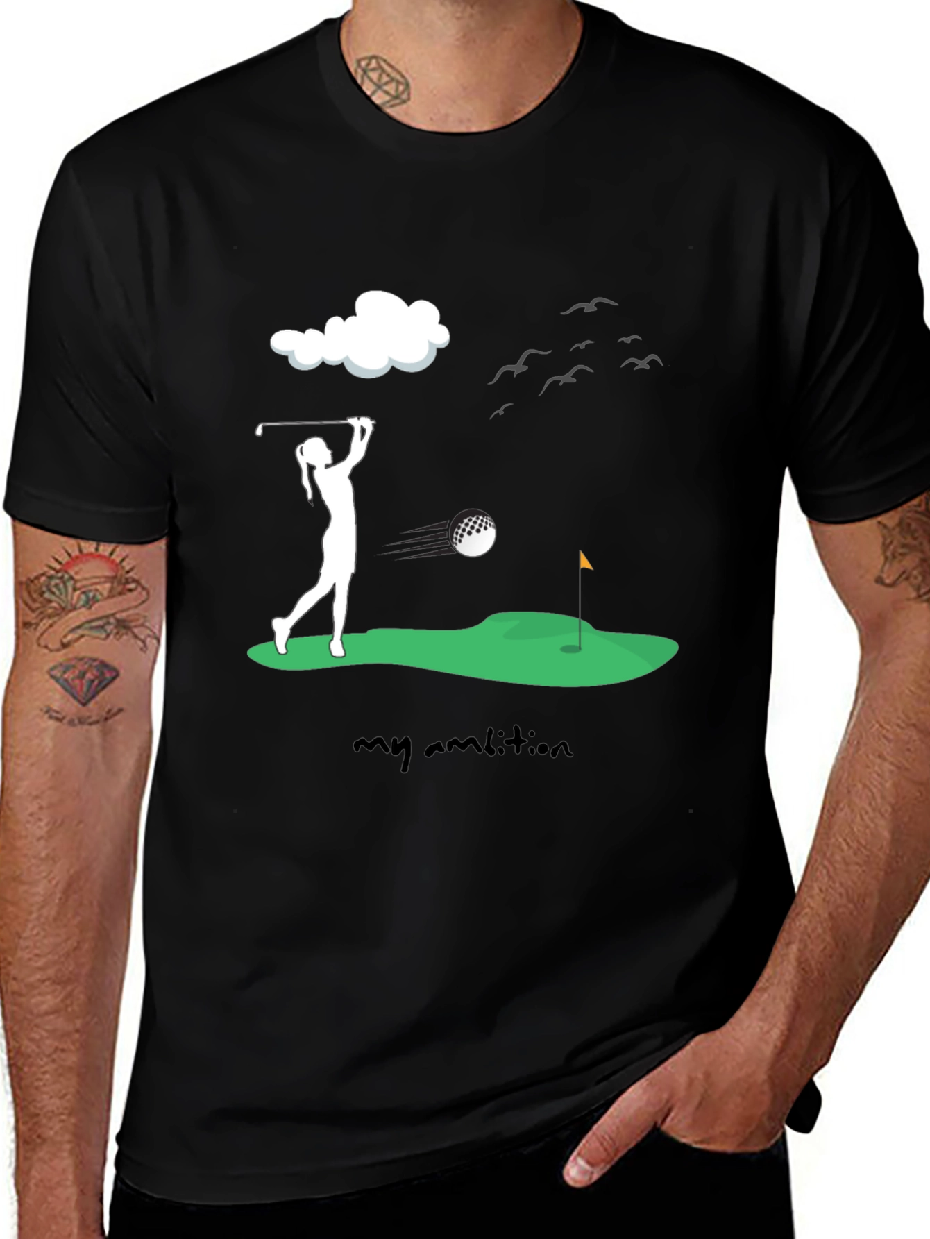Golf Ambition Tee - Mens Graphic T-Shirt