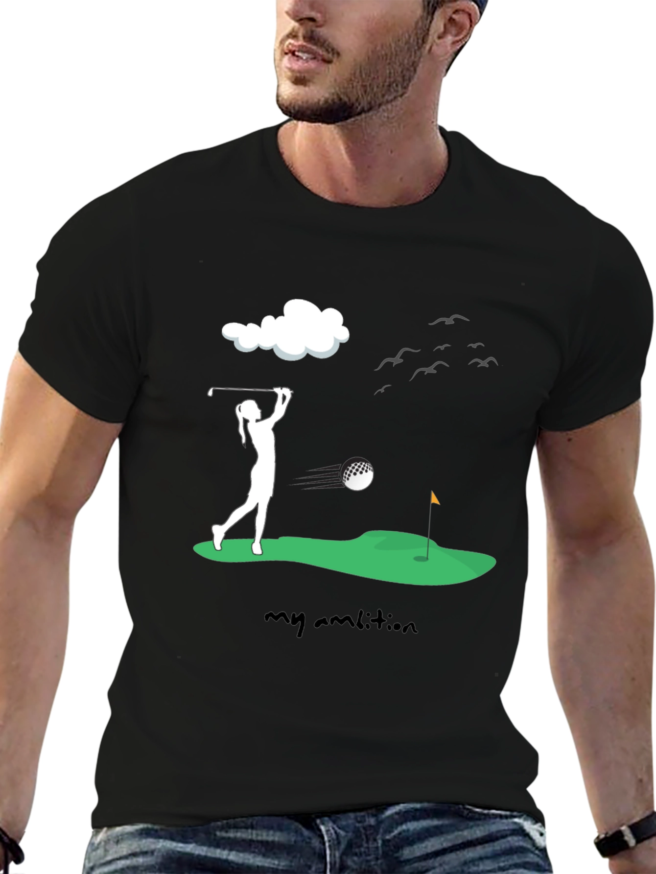 Golf Ambition Tee - Mens Graphic T-Shirt