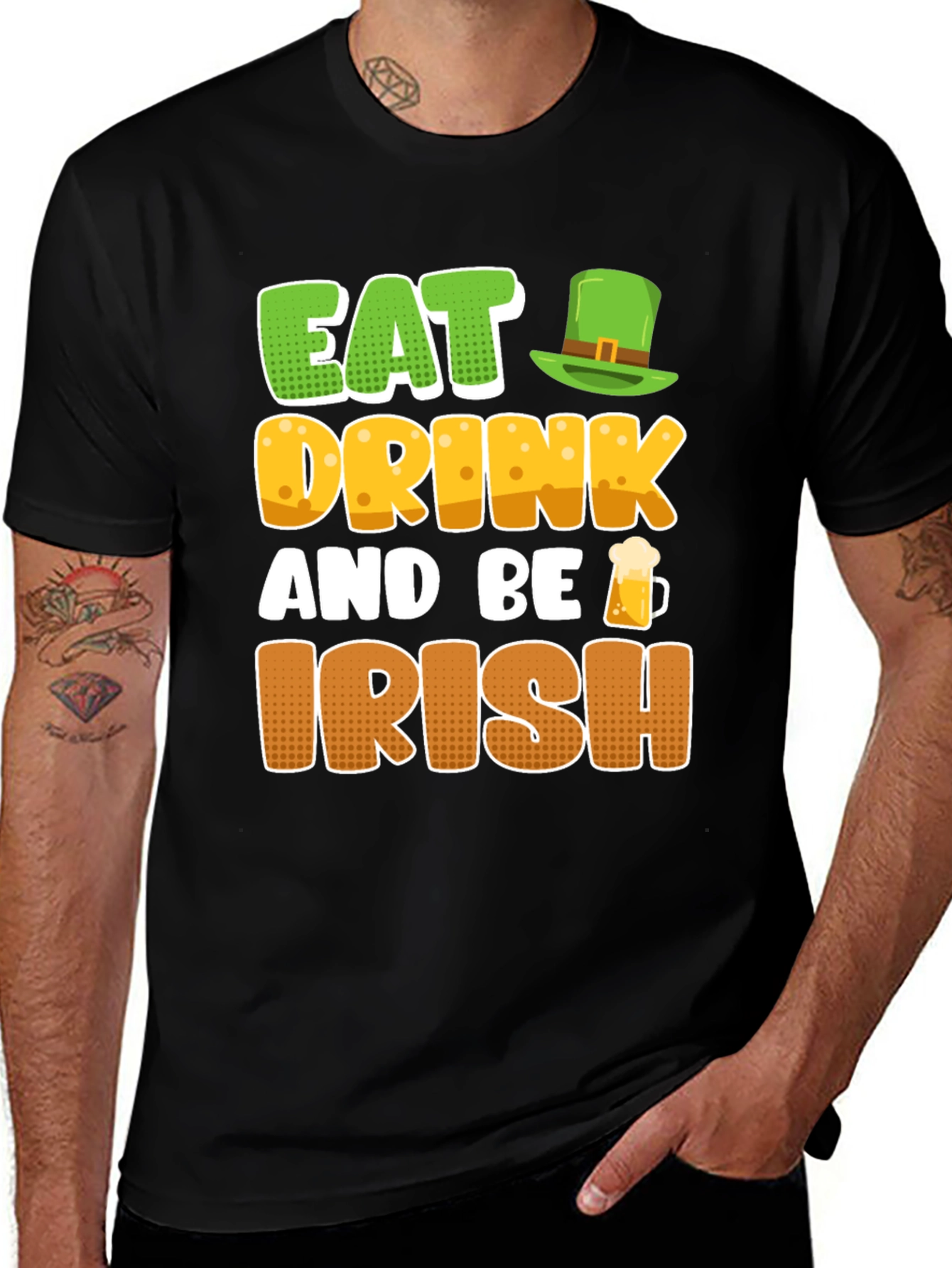 Eat Drink and Be Irish St. Patricks Day T-Shirt
