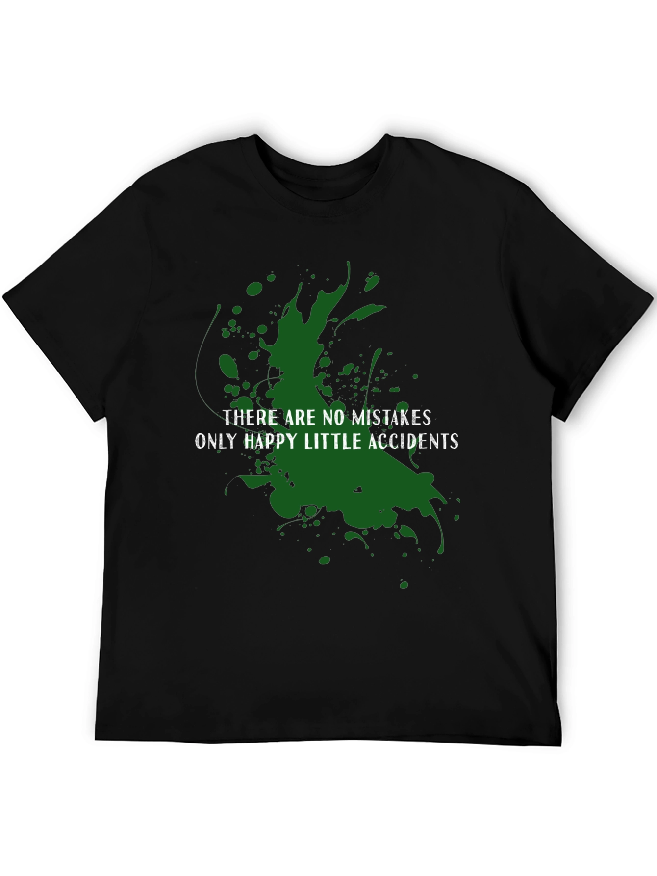Happy Accidents Graphic Tee - Bob Ross Inspired Shirt