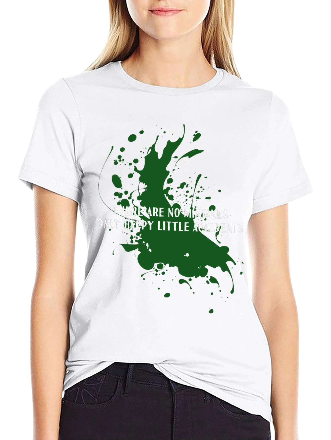 Happy Accidents Graphic Tee - Bob Ross Inspired Shirt