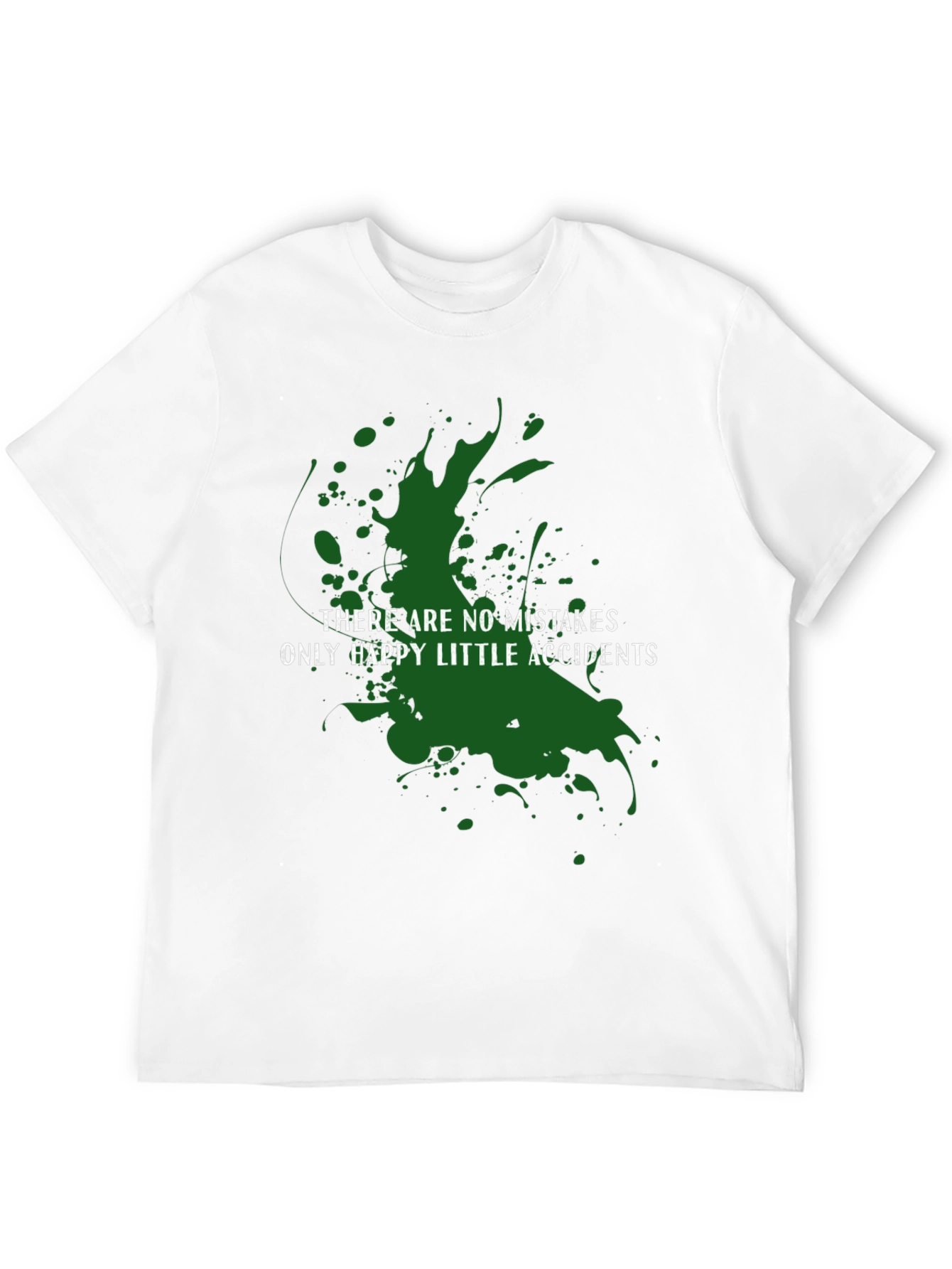 Happy Accidents Graphic Tee - Bob Ross Inspired Shirt