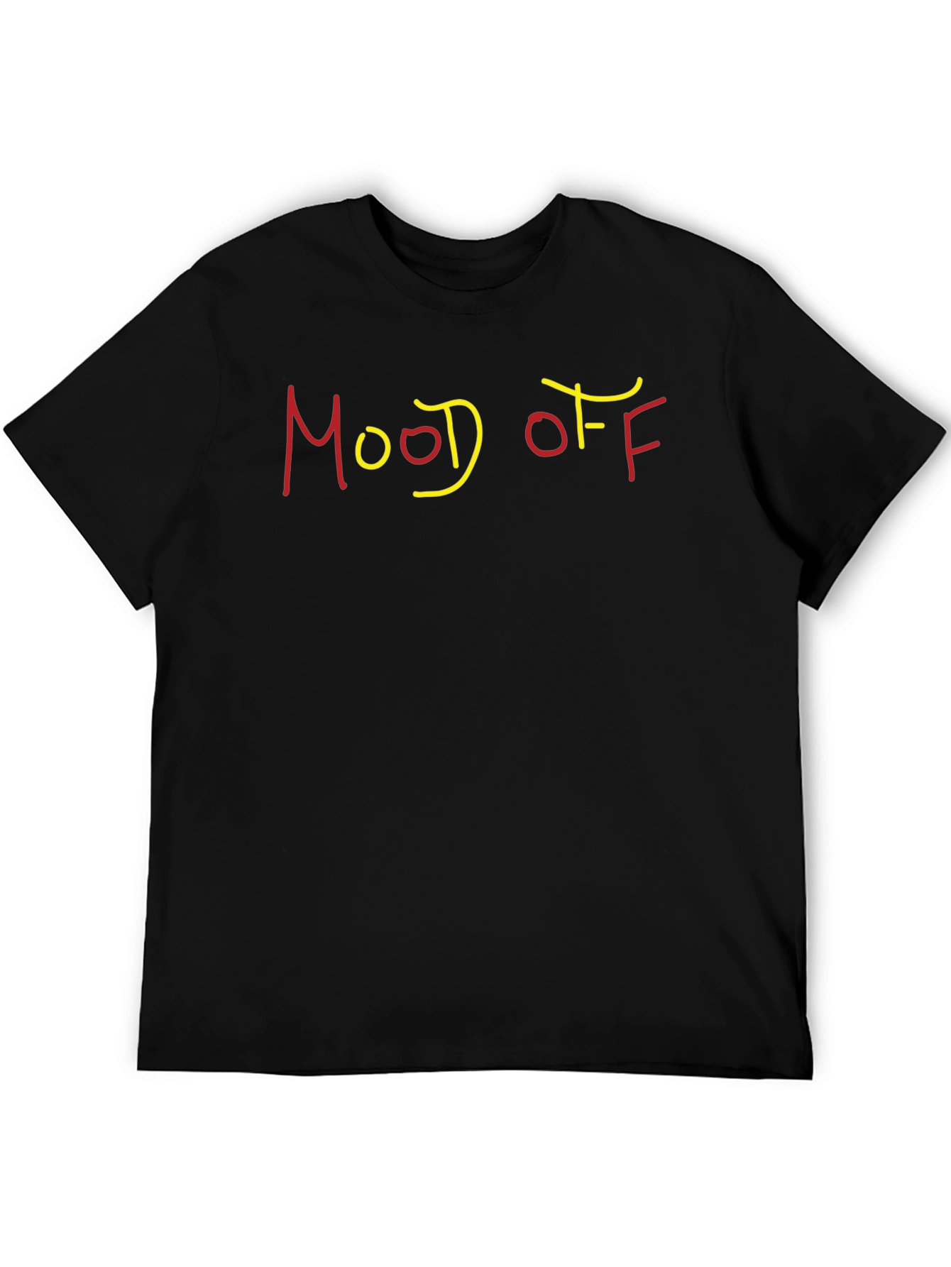 Mood Off Graphic T-Shirt - Casual Cotton Tee