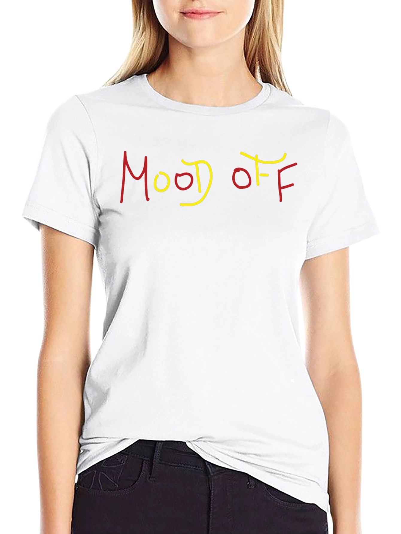 Mood Off Graphic T-Shirt - Casual Cotton Tee
