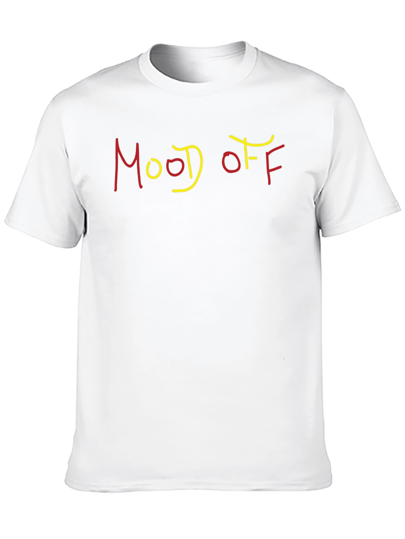 Mood Off Graphic T-Shirt - Casual Cotton Tee
