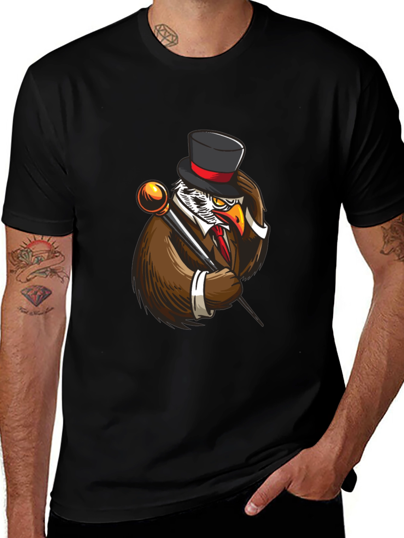 Dapper Owl T-Shirt - Unique Graphic Tee
